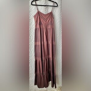 Fossil plum spaghetti strap maxi dress